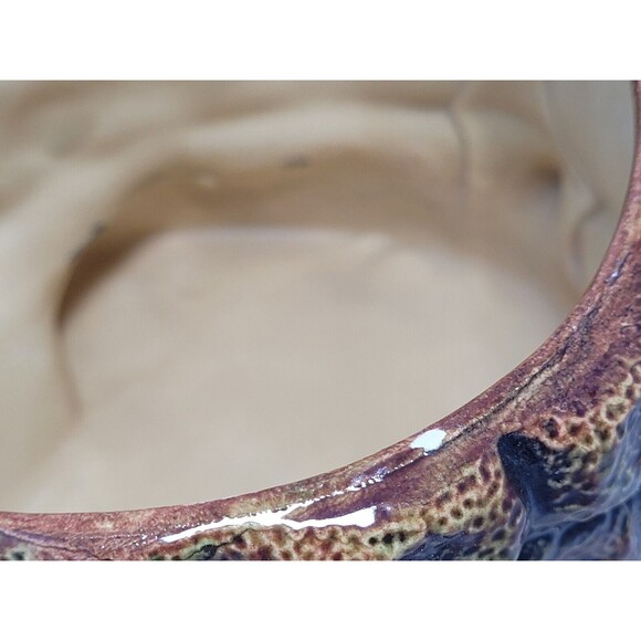 Vintage 1981 6" X 3" X 3.5" Turtle With Shoes Planter - Picture 7 of 10